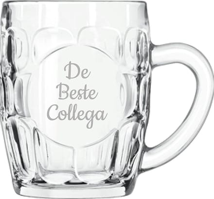 Gegraveerde Bierpul 55cl De Beste Collega