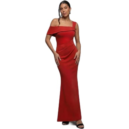 Strakke damesjurk Goddiva Off The Shoulder