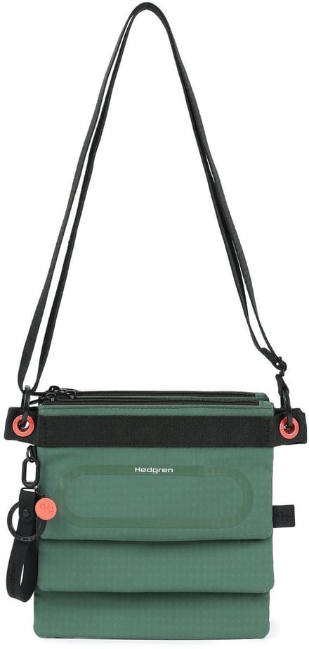 Hedgren schoudertas accessoiretas Uni Isa 3-Crossover Set + RFID Duck Green donkergroen