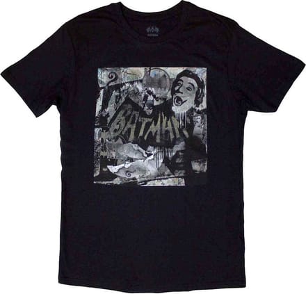 DC Comics Batman - Mural Heren T-shirt - L - Zwart