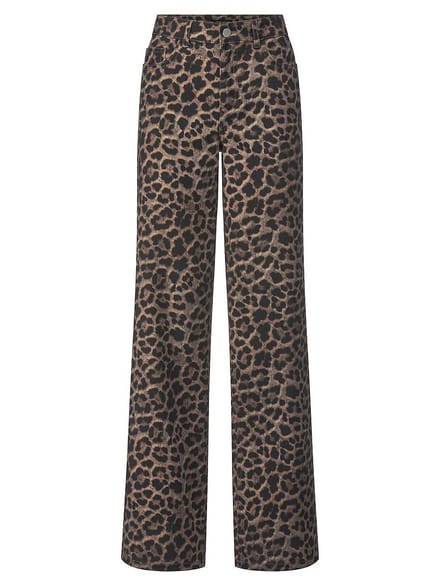 Wide Fit-jeans Van Peter Hahn beige