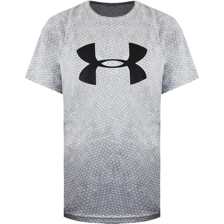 Under Armour Grijs T-shirt met groot logo voor kinderen