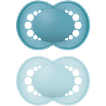 MAM Original Blue Color 6M+ Fopspeen – 2 stuks