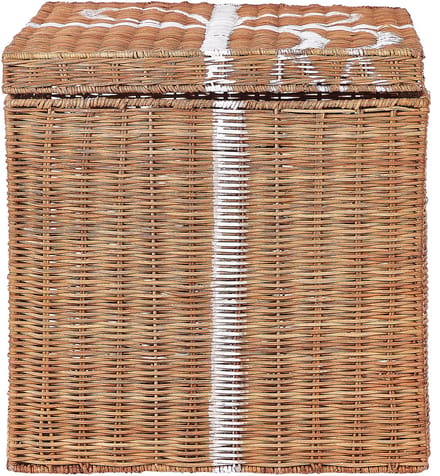 CADEAU - Decofiguur - Beige - Rotan