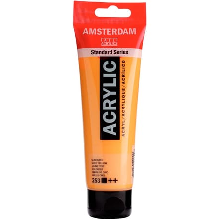 Amsterdam Standard Series Acrylverf Tube 120 ml Goudgeel 253