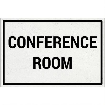 Conference room bord | Forex Re materiaal | 30 x 20 cm