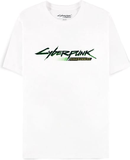 Cyberpunk: Edgerunners - Logo Heren T-shirt - M - Wit