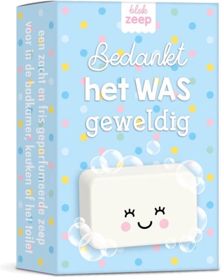Zeep - Bedankt Het was geweldig - Cadeau - Juf - Meester