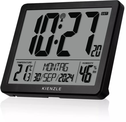 Kienzle Wekker - XXL - Digitale Wekker - DCF - Zwart