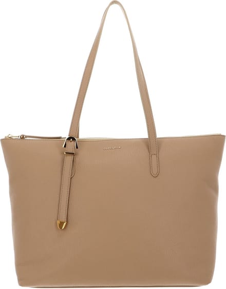 COCCINELLE Leren Schoudertas Coccinelle Gleen Handbag Fresh Beige