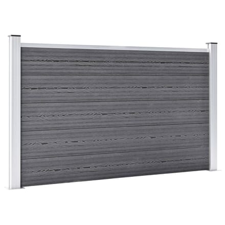 vidaXL Schutting 526x106 cm HKC grijs