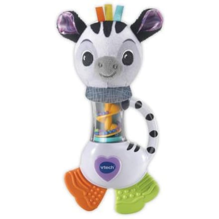 Vtech Dierenvriendjes Rammelaar - Zebra Interactief speelgoed Grijp- en bijtspeelgoed