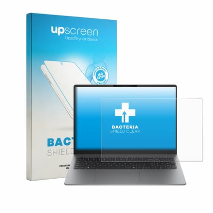 upscreen - Screenprotector voor HP 200 G2a 16" - Folie Beschermfolie transparant antibacterieel