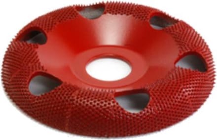 Saburr Open carving wheel 100 mm, round, medium