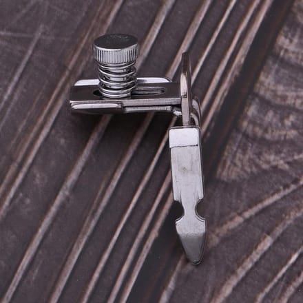 Verstelbare onzichtbare ritsvoet voor Singer Slant Shank naaimachine 50x25x30mm zilver