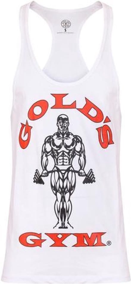 GGVST003 Muscle Joe Premium String Vest - White - M