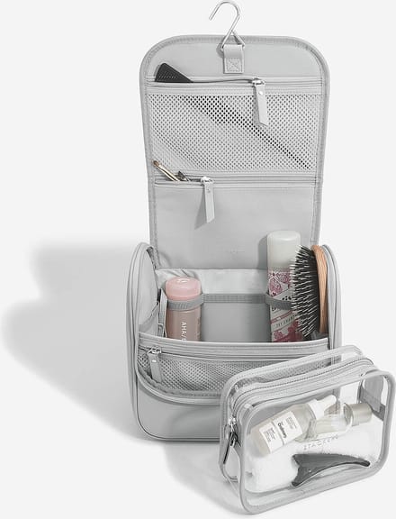STACKERS GREY - Toilettas - Beauty Case - Waszak - Met haak - Dames