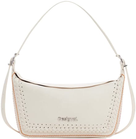 Desigual Schoudertas Munich Trama Shoulder Bag Raw Crème