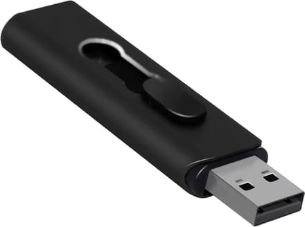 USB-C OTG USB Stick 128GB – Type-C Flash Drive voor Smartphone, Tablet & Laptop – Snelle Pendrive Gegevensopslag, Externe Opslag & USB Flash Drive-Zwart