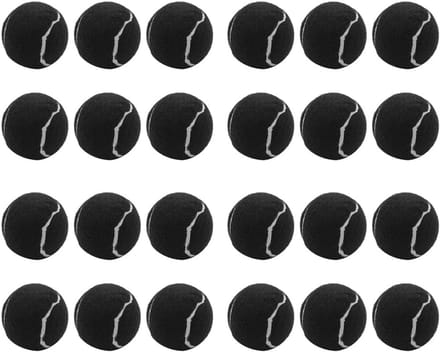 Tennisbal Pak - Trainingsballen - Tennis Oefenen - Elastische Constructie - 66 mm - Zwart