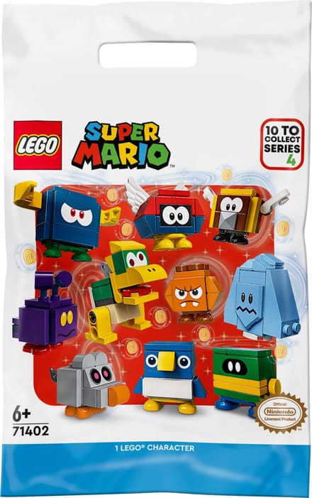 LEGO® Super MarioTM Personagepakketten – serie 4 71402 bouwset; verzamelspeelgoed voor kinderen vanaf 6 jaar om te combineren met de startsets (71360 en 71387) voor nog meer interactieve speelmogelijkheden