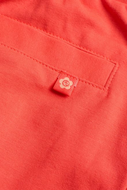 4PRESIDENT Rok Meisjes - Mid red fluor - Maat 152