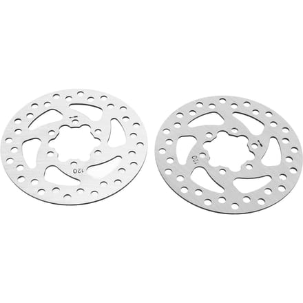 120mm Fiets Schijfremrotoren Mountainbike Vervangende Schijfremset met Schroeven white