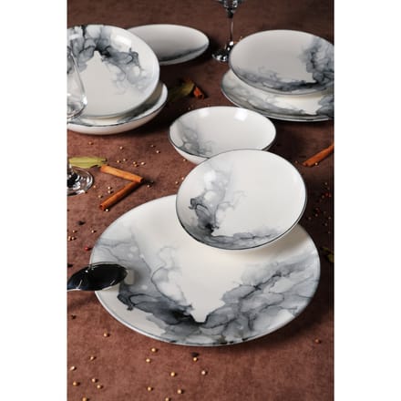 Asir - Dinerset - eetset - servies - 24-delig - multikleurig - Ø 22 cm
