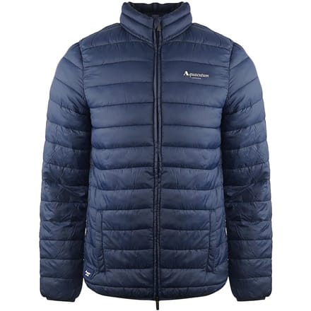 Aquascutum Heren Logo Gevoerde Jas (Navy Blauw)