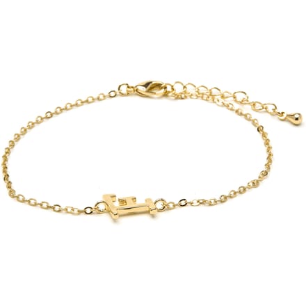 Luxenter Armband met 18-karaats geelgouden afwerking - Alphabet