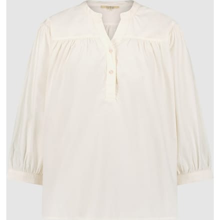 Circle of Trust Alison Blouse Poached Egg Maat: L | Longsleeves Outlet | Dames | Wit