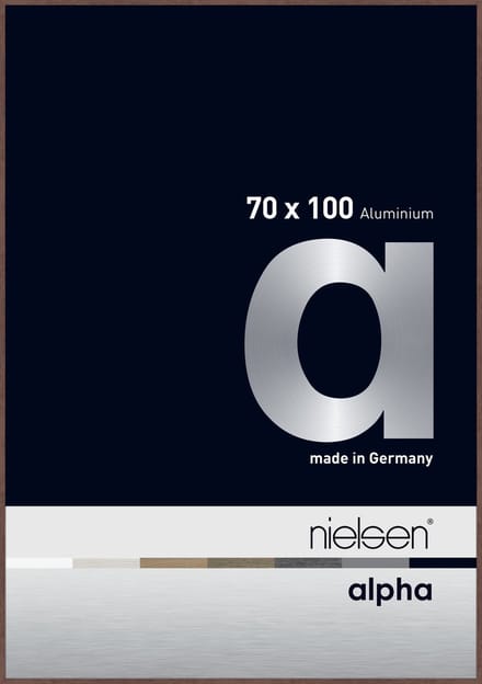 Nielsen Alpha Aluminium Wissellijst Wenge 70x100cm