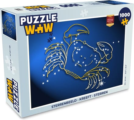 Puzzel Sterrenbeeld - Kreeft - Sterren - Legpuzzel - Puzzel 1000 stukjes volwassenen
