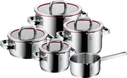 WMF Function4 - Pannenset - 5-delig - Geschikt voor Inductie - RVS - Met Deksel