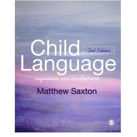 Child Language - Saxton