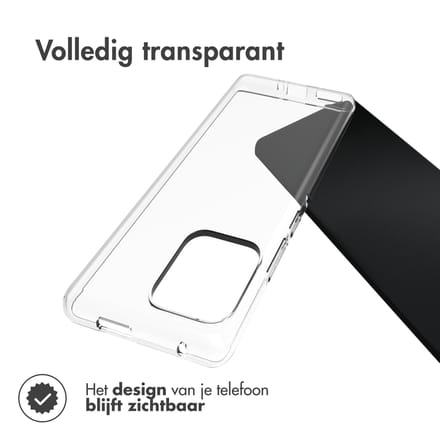 Accezz Hoesje - Geschikt voor Motorola Edge 40 Pro - Clear Backcover - Transparant