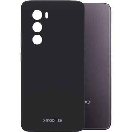 Mobilize OPPO Reno12 Siliconen (TPU) Hoesje Zwart