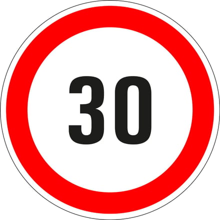30 bord - kunststof 150 mm