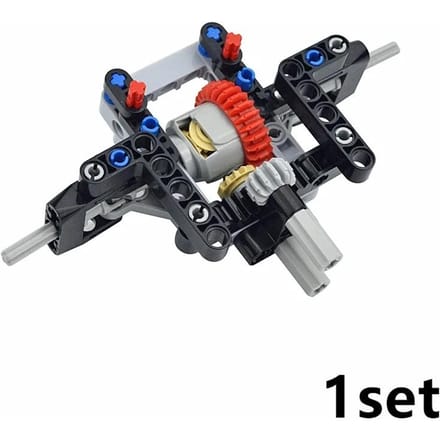 MIJN EIGEN CREATIE Tech Differentieel Bouwstenen Mechanisch Speelgoed High Tech Component Differentieel Tandwielen Montage Inclusief 6573 62821 65414