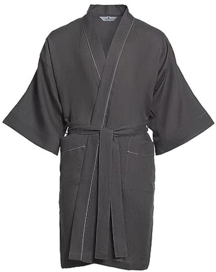 Revise RE-513 Kimono voor heren, ochtendjas, 100% linnen, premium kwaliteit