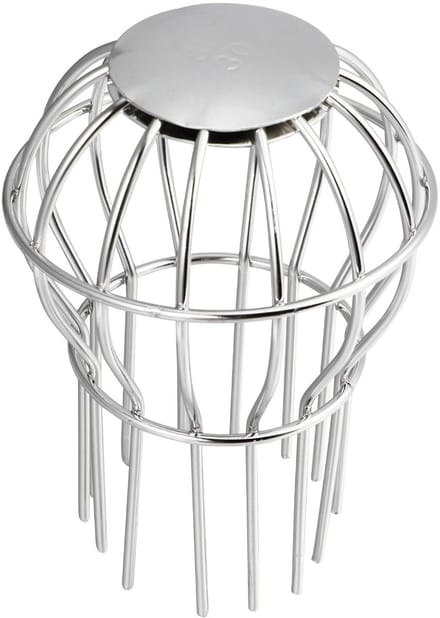 Dailygoods- Bladfiltergootbescherming 5,5 inch - Roestvrijstalen
