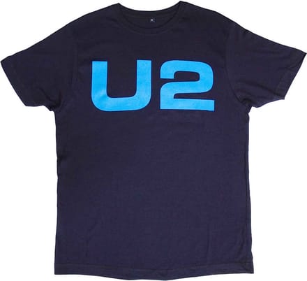 U2 - Logo E+I 2018 Tour Dates Heren T-shirt - 2XL - Donkerblauw