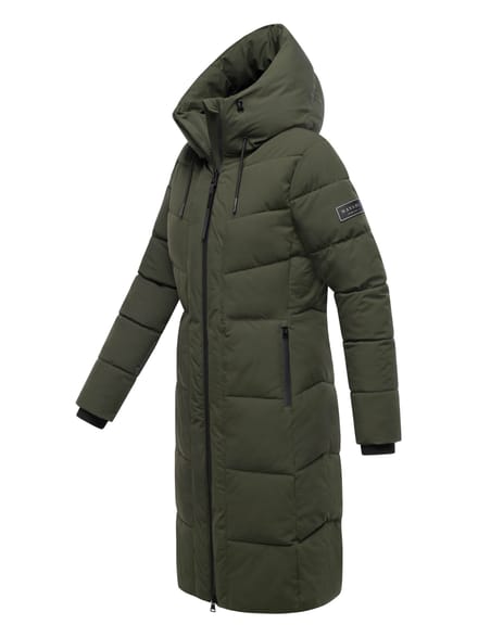 Navahoo dames wintermantel SCHOKOKUSS – elegant, warm & functioneel