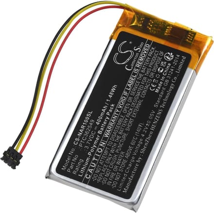 Reserveaccu Videodeurbel - Batterij Deurbel - Apparaat Gebruik - Li-polymeer Technologie - 400mAh - Zwart