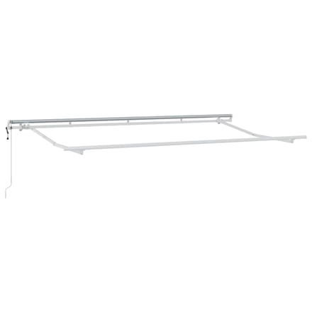 vidaXL - Uitschuifbare - luifel - Crème - 400 - x - 200 - cm - Polyester - en - Aluminium
