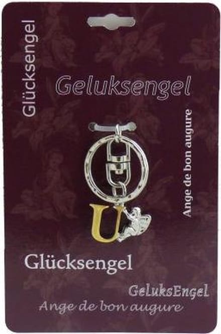 Geluksengel Sleutelhanger U
