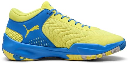 PUMA Unisex Court Pro 2 Marble Electro Royal-lemon Crush Maat: 43 | Trainingsschoenen Outlet | Unisex | Geel