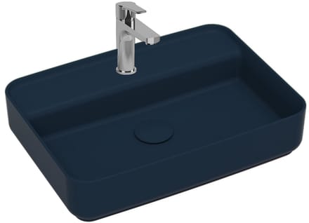 Isvea Infinity Wastafel Rechthoekig - Blauw