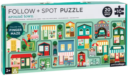 Petit Collage Puzzel & Spel Stad 10 Stuks