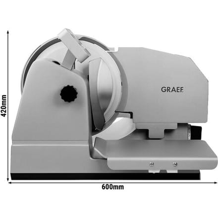 Graef Master 3020 - Professionele allround snijmachine met weegschaal - Lemmet: Ø 300mm - Snijlengte: 260mm